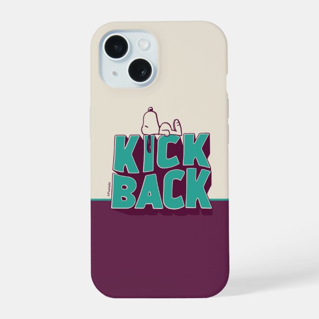 Peanuts | Snoopy Kickback Iphone Case (Back)