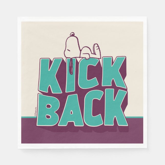 Peanuts | Snoopy Kickback Napkins (Front)