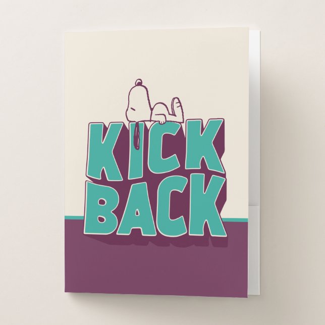 Peanuts | Snoopy Kickback Pocket Folder (Front)