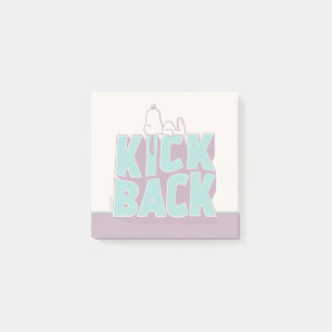 Peanuts Snoopy Kickback Post-it Notes