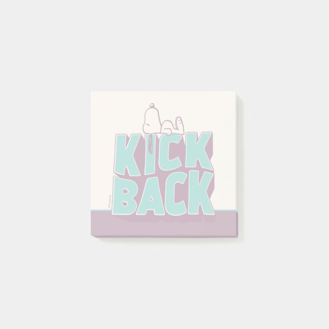 Peanuts | Snoopy Kickback Post-it Notes (Front)