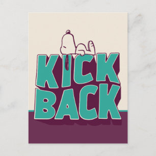 Peanuts Snoopy Kickback Postcard