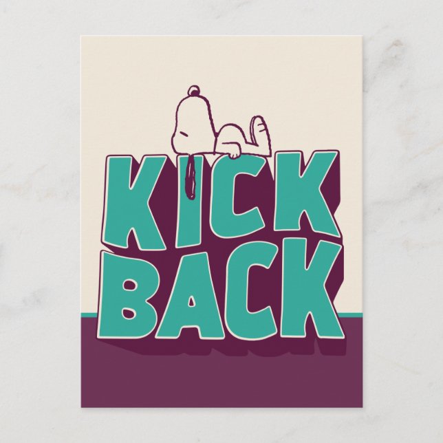 Peanuts | Snoopy Kickback Postcard (Front)
