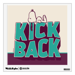 Peanuts   Snoopy Kickback Wall Decal