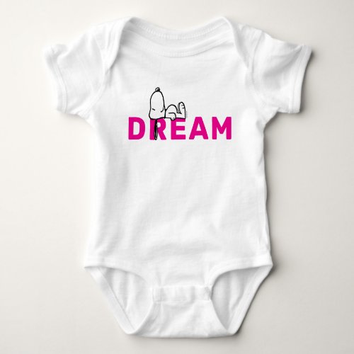 Peanuts  Snoopy Laid Back Smile Baby Bodysuit