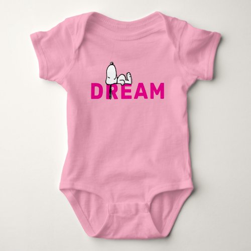 Peanuts  Snoopy Laid Back Smile Baby Bodysuit