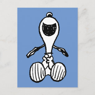 Peanuts Snoopy Laughs Postcard