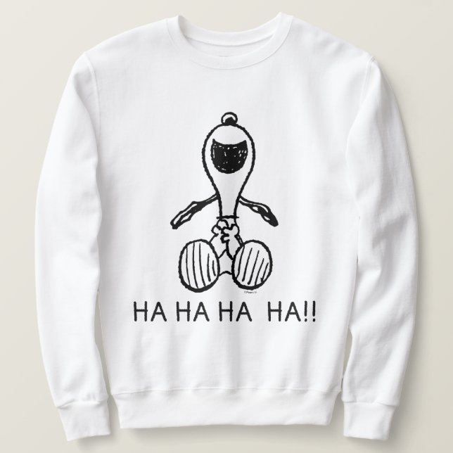 Peanuts | Snoopy Laughs Sweatshirt (Design Front)