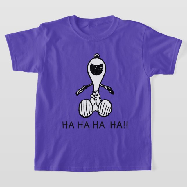 Peanuts | Snoopy Laughs T-Shirt (Laydown)