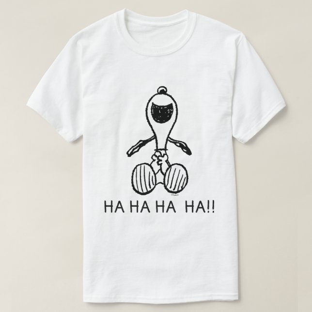 Peanuts | Snoopy Laughs T-Shirt (Design Front)