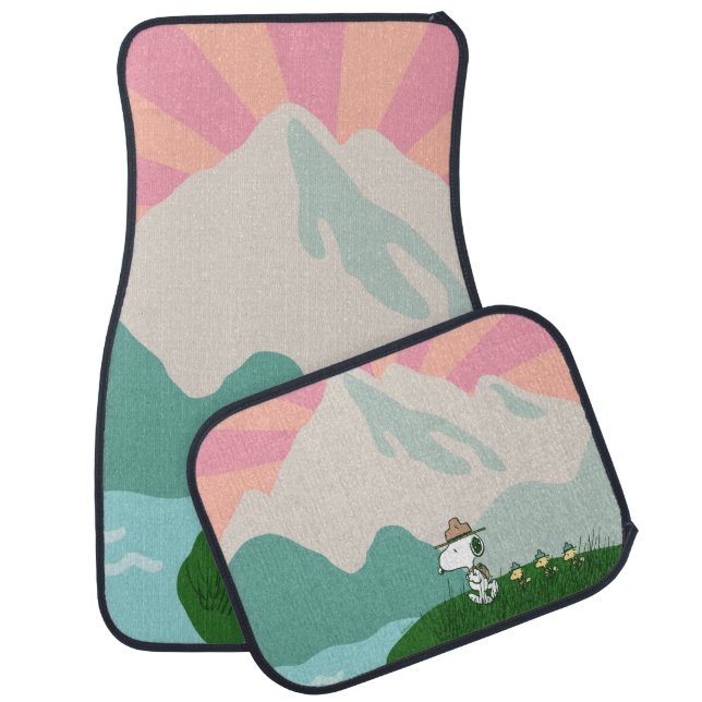 Peanuts | Snoopy Leader of the Pack Car Floor Mat (Set)