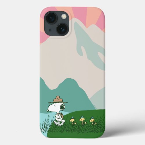 Peanuts  Snoopy Leader of the Pack iPhone 13 Case