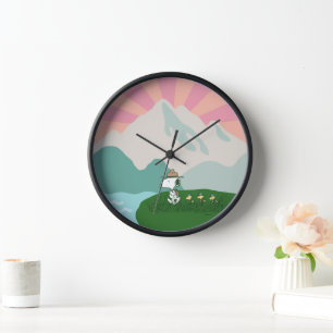 Peanuts Snoopy Leader of the Pack Clock
