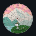 Peanuts | Snoopy Leader of the Pack Dart Board<br><div class="desc">Check out this super cute outdoor themed Peanuts art featuring Snoopy and his scouts.</div>