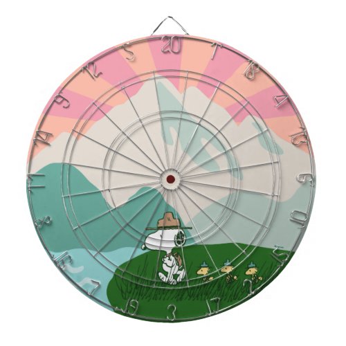 Peanuts  Snoopy Leader of the Pack Dart Board