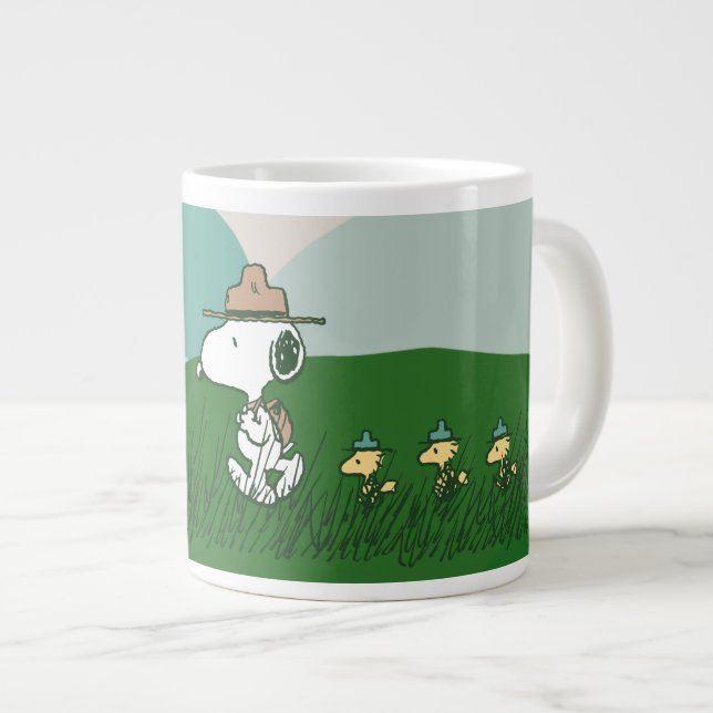Peanuts | Snoopy Leader of the Pack Giant Coffee Mug (Front Right)