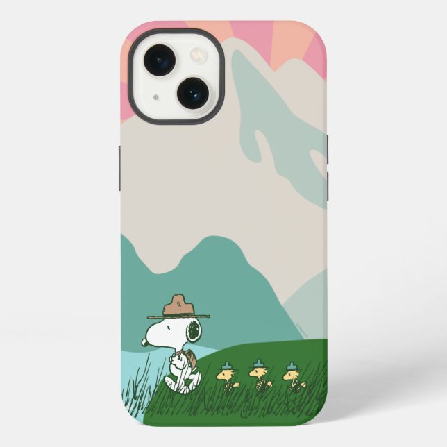 Peanuts | Snoopy Leader of the Pack Iphone Case (Back)