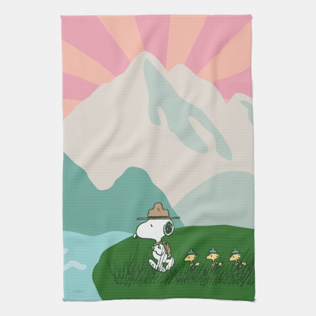 Peanuts | Snoopy Leader of the Pack Kitchen Towel (Vertical)