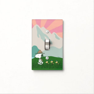 Peanuts Snoopy Leader of the Pack Light Switch Cover