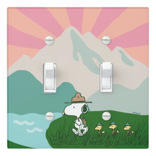 Peanuts  Snoopy Leader of the Pack Light Switch Cover