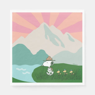 Peanuts Snoopy Leader of the Pack Napkins