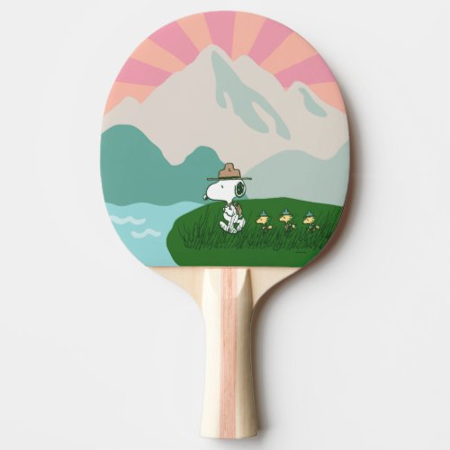 Peanuts  Snoopy Leader of the Pack Ping Pong Paddle