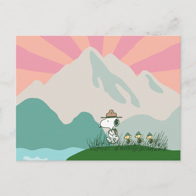 Peanuts | Snoopy Leader of the Pack Postcard (Front)