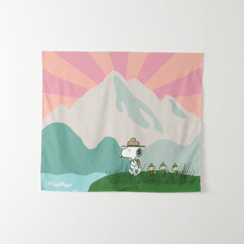 Peanuts  Snoopy Leader of the Pack Tapestry