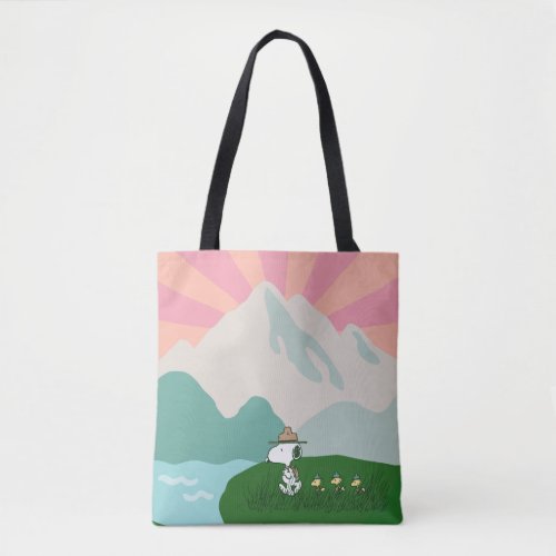 Peanuts  Snoopy Leader of the Pack Tote Bag