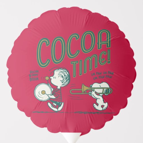 Peanuts  Snoopy  Linus Cocoa Time Balloon