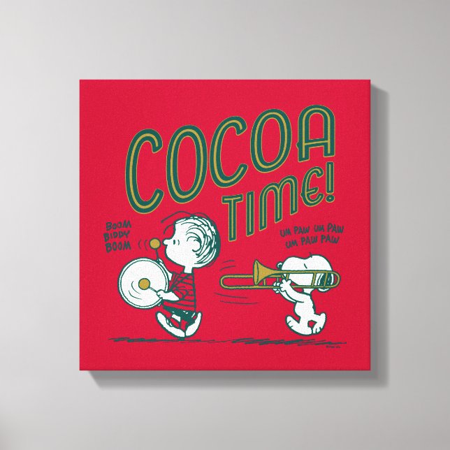 Peanuts | Snoopy & Linus Cocoa Time Canvas Print (Front)