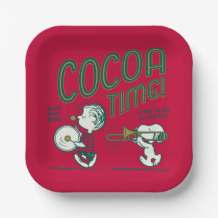 Peanuts   Snoopy & Linus Cocoa Time Paper Plates