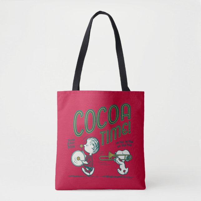 Peanuts | Snoopy & Linus Cocoa Time Tote Bag (Front)
