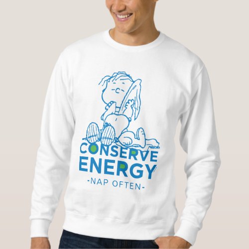 Peanuts  Snoopy  Linus Conserve Energy Sweatshirt