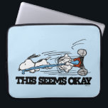 Peanuts | Snoopy & Linus Laptop Sleeve<br><div class="desc">Check out this fun Peanuts design featuring Snoopy and Linus.</div>