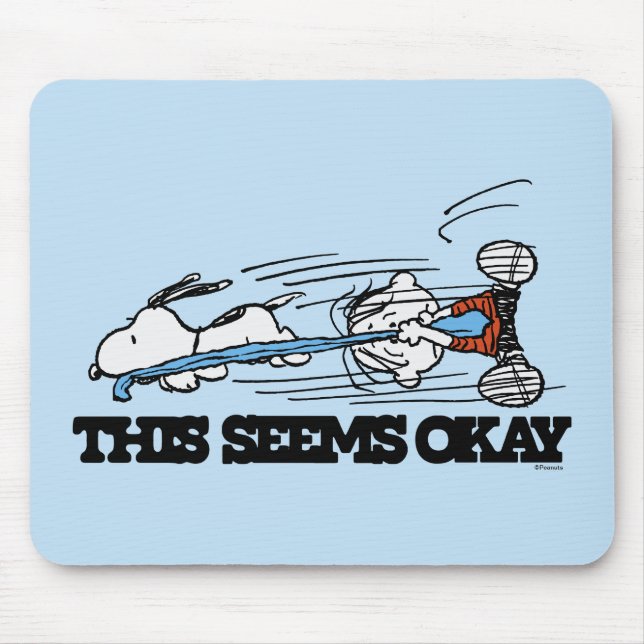 Peanuts | Snoopy & Linus Mouse Pad (Front)