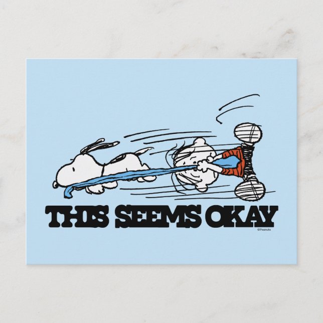 Peanuts | Snoopy & Linus Postcard (Front)