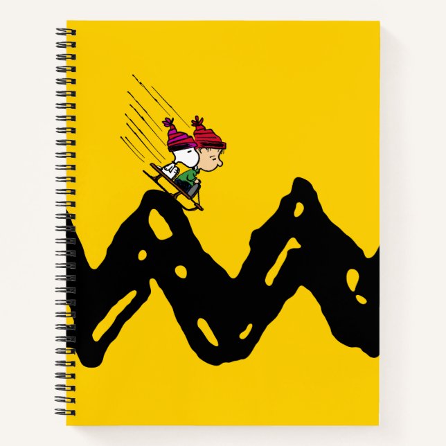 Peanuts | Snoopy & Linus Sled Ride Notebook (Front)