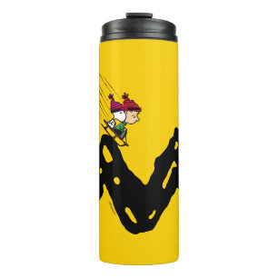 Peanuts   Snoopy & Linus Sled Ride Thermal Tumbler