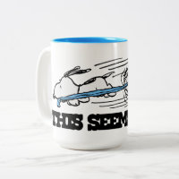 Peanuts | Snoopy & Linus Two-Tone Coffee Mug