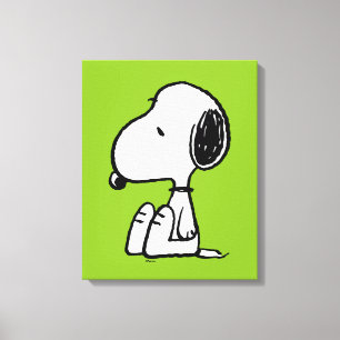 Peanuts Snoopy Looking Down Canvas Print