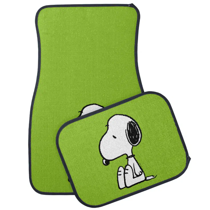 Peanuts | Snoopy Looking Down Car Floor Mat | Zazzle