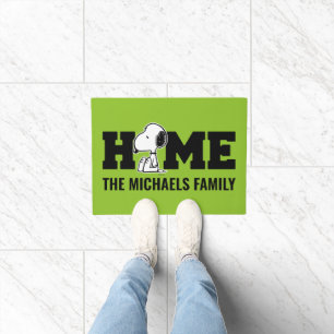 Peanuts   Snoopy Looking Down Doormat