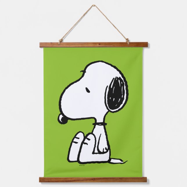 Peanuts | Snoopy Looking Down Hanging Tapestry (Front)