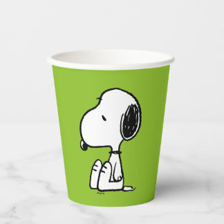 Peanuts | Snoopy Looking Down Paper Cups