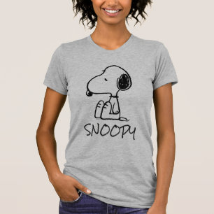 Peanuts   Snoopy Looking Down T-Shirt