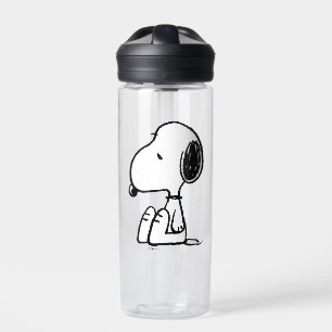 Peanuts   Snoopy Looking Down Water Bottle