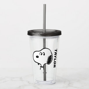 Peanuts   Snoopy Looks Acrylic Tumbler