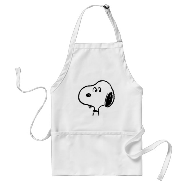 Peanuts | Snoopy Looks Adult Apron (Front)