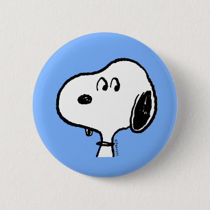 Peanuts   Snoopy Looks Button